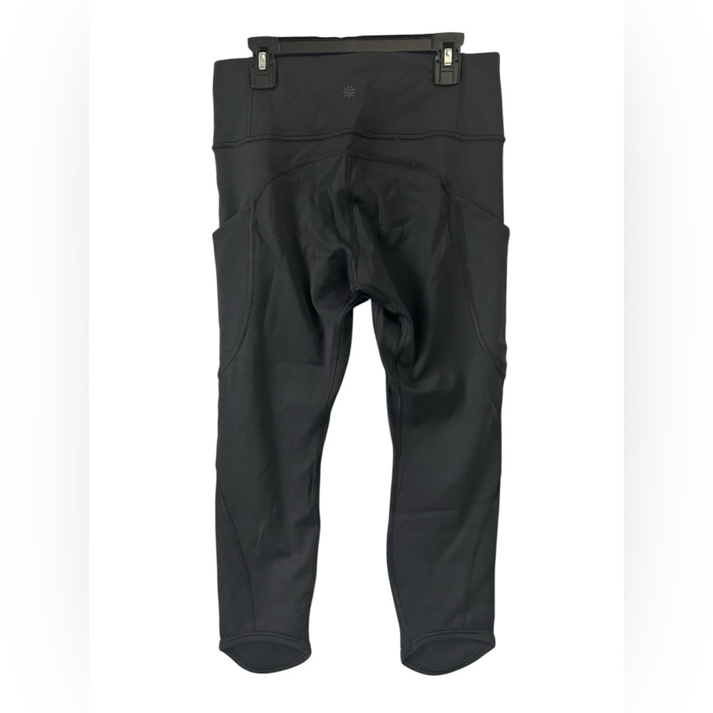 Athleta Women’s size small Capri length black leggings with pockets - Picture 2 of 8